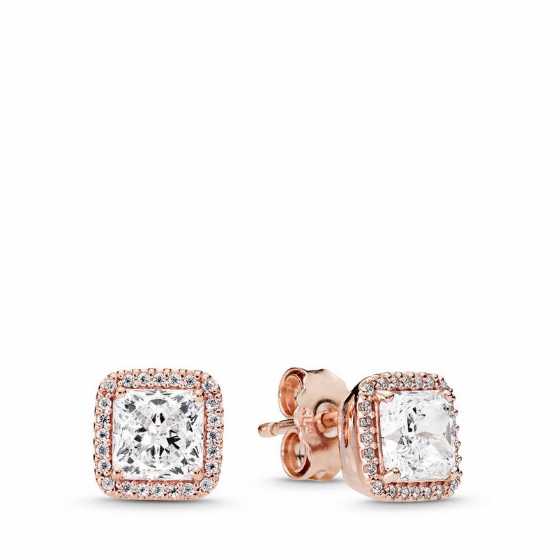 Pandora Australia Rose™ Timeless Elegance Stud Earrings | KZTHWS610